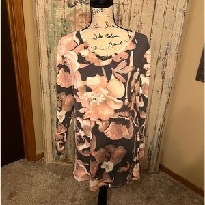 Lularoe Floral Print Elizabeth Size Medium